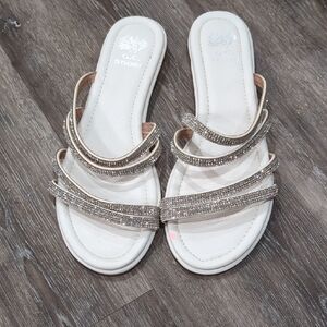 Chic Silver Women's Sandals